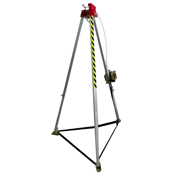 Kit Tripié Aluminio con Cabrestante para Espacios Confinados UFS USP-TP-700 2.15 m - 1